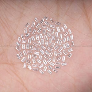 3.0 X 1.5 MM, Lab Created Baguette Shape Loose Diamond, Baguette cut Lab Grown Diamond, Lab Made Baguette Cut CVD Diamond For Making Jewelry