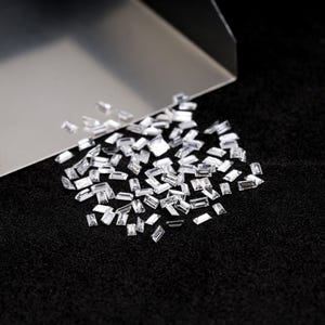 4.0 X 2.0 MM, Lab Created Baguette Shape Loose Diamond, Baguette cut Lab Grown Diamond, Lab Made Baguette Cut CVD Diamond For Making Jewelry
