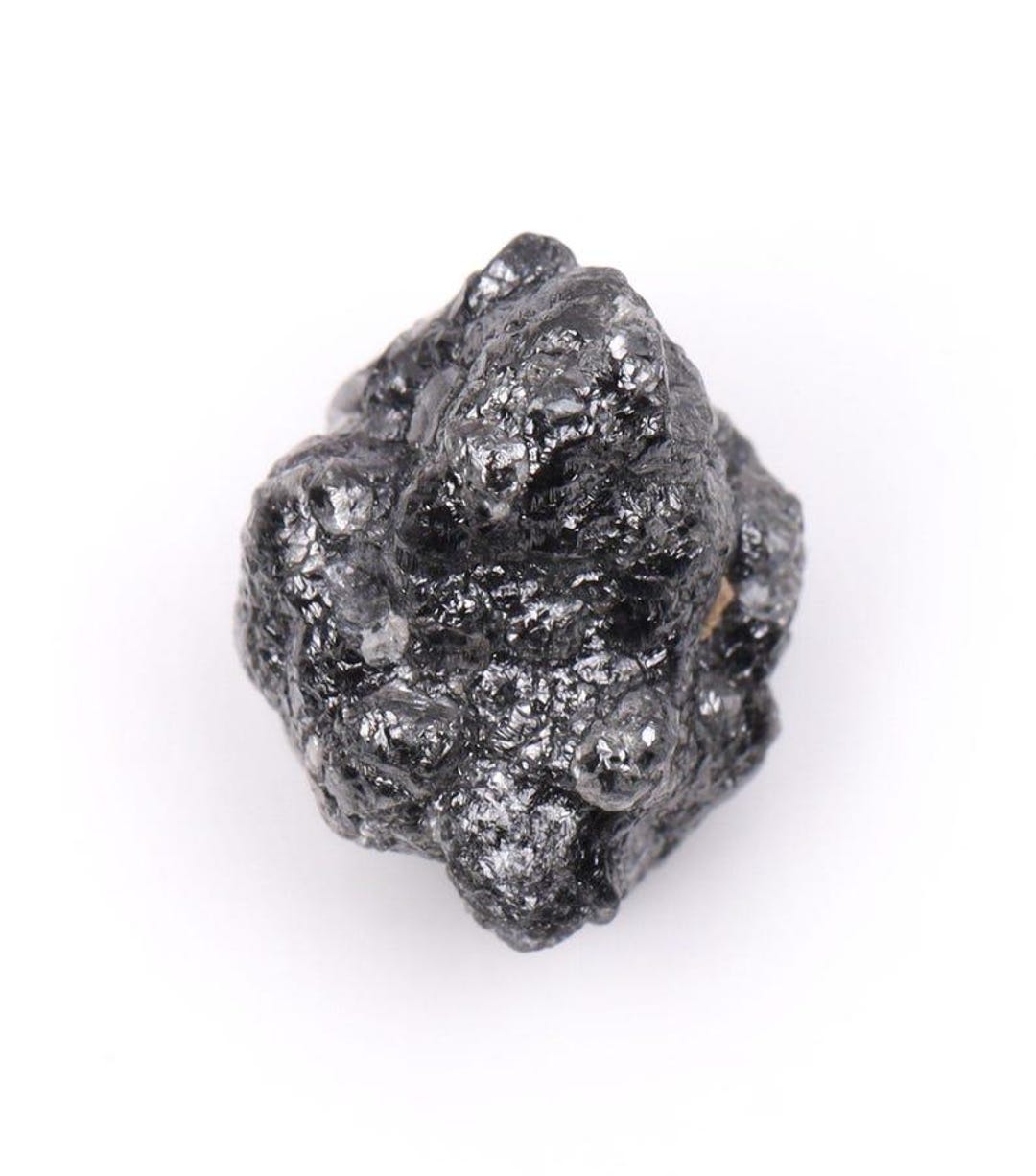 3.48 CT, 9.9 X 7.7 MM, Natural Rough Diamond, Uncut Gray Raw Diamond ...