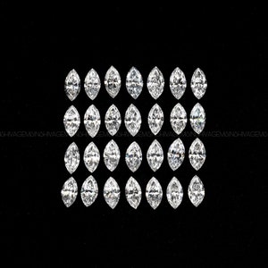 4.0 X 2.0 MM Marquise cut Lab Grown Diamond, Lab Created Marquise Shape Loose Diamond, CVD Diamond, Marquise Shape Lab Grown Diamond