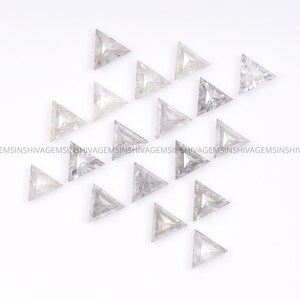 Salt And Pepper Diamond | Triangle Cut Diamond | Natural Loose Diamond | Fancy Diamond For Engagement Ring , Earrings , Pendant 5.0 MM |
