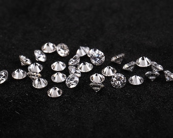 1.0 CT, 1.0 To 1.5 MM Lab Grown Diamond Round Brilliant Diamond Lab Diamond Lab Created Diamond Loose Diamond Melee Diamond For Ring Band