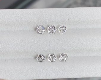 1.88 CT, 4.6 To 4.1 MM Hexagon Cut Diamond Lab Diamond Lab Grown Diamond Lab Created Diamond Antique Cut Diamond Unique Cut Diamond | OM8258
