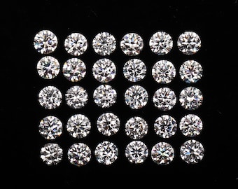 1.5 MM | Lab Grown Diamond, Round Brilliant Cut Diamond, Lab Created Diamond, Loose Diamond | Fnacy Diamond For Earring & Engagement Ring