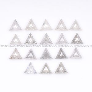 Salt And Pepper Diamond | Triangle Cut Diamond | Natural Loose Diamond | Fancy Diamond For Engagement Ring , Earrings , Pendant 5.0 MM |