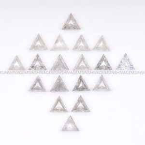 Salt And Pepper Diamond | Triangle Cut Diamond | Natural Loose Diamond | Fancy Diamond For Engagement Ring , Earrings , Pendant 4.0 MM |
