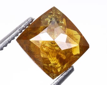 0.90 CT, 5.7 X 5.4 MM | Natural Loose Cushion Cut Diamond | Natural Yellow Diamond | Fancy Diamond For Engagement & Solitaire Ring | OM1813