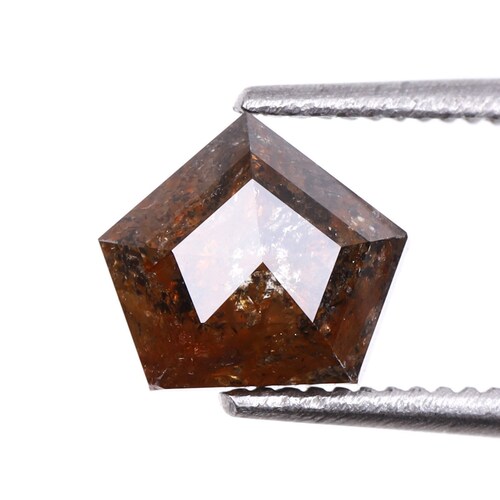 0.87 CT, 6.0 X 5.3 MM, Natural Fancy Color Diamond , Pentagon Cut Diamond, Engagement shops Ring Jewelry Diamond, Best Price Diamond | OM0881