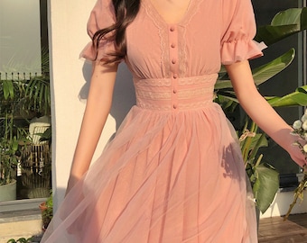 pink funeral dress