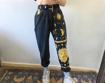 Sun and Moon Jeans - Etsy