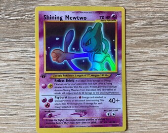 Shining Mewtwo Etsy Shining Mewtwo Etsy