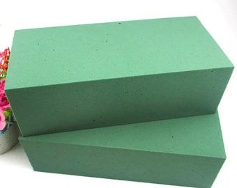 Floral Foam Flower Foam Blocks Green Colorful Dried Flower//Florist Flower Artificial Flowers Wedding Bouquet Holder Craft Green Bricks