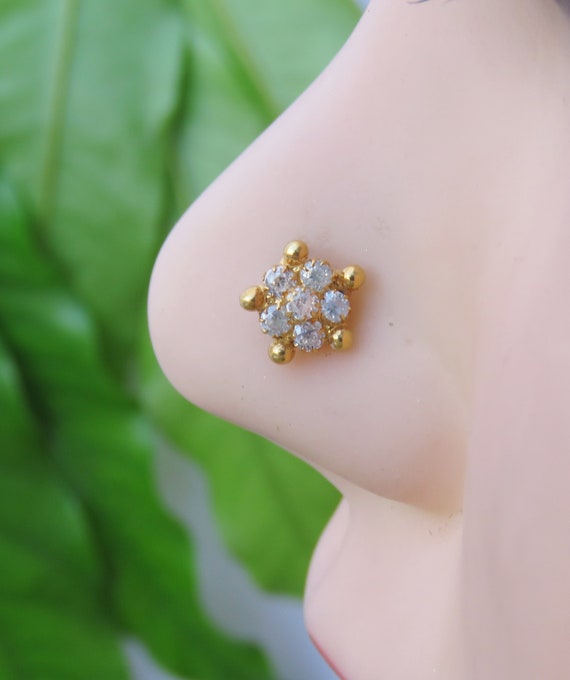 Diamond nose stud indian deals