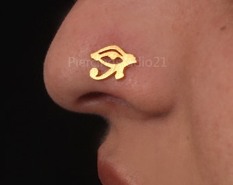 Crock Screw Nose Stud Gold Nose Piercing 925 Sterling Silver Nose Stud Gold Plated Nose Stud Indian Nose Ring Nose Stud L Shape Nose Stud