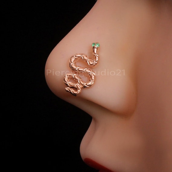 Snake sale nose piercing