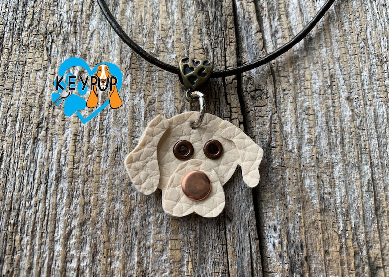 Labrador Retriever Necklace Leather Dog Jewelry Custom Pet Loss Pet Sympathy Dog Memorial Gift Personalized Birthday Gift