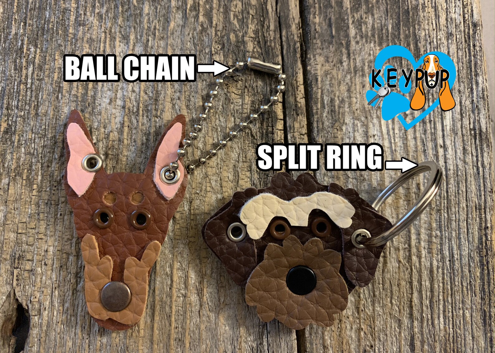 Chihuahua Leder Hund Schlüsselanhänger Personalisiert Haustier Etsy