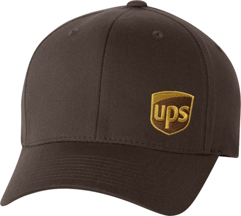 Custom UPS Hats Caps 112 Richardson Flex Fit 210 Flat Bill 6277 Curved & 3d Puff Free Domestic Shipping Free Personalized Adult and Youth image 5