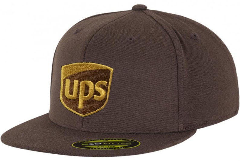 Custom UPS Hats Caps 112 Richardson Flex Fit 210 Flat Bill 6277 Curved & 3d Puff Free Domestic Shipping Free Personalized Adult and Youth image 2