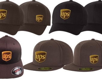 Vintage UPS Snapback Hat Baseball Cap 