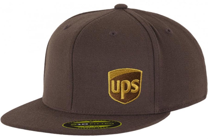 Custom UPS Hats Caps 112 Richardson Flex Fit 210 Flat Bill 6277 Curved & 3d Puff Free Domestic Shipping Free Personalized Adult and Youth image 3