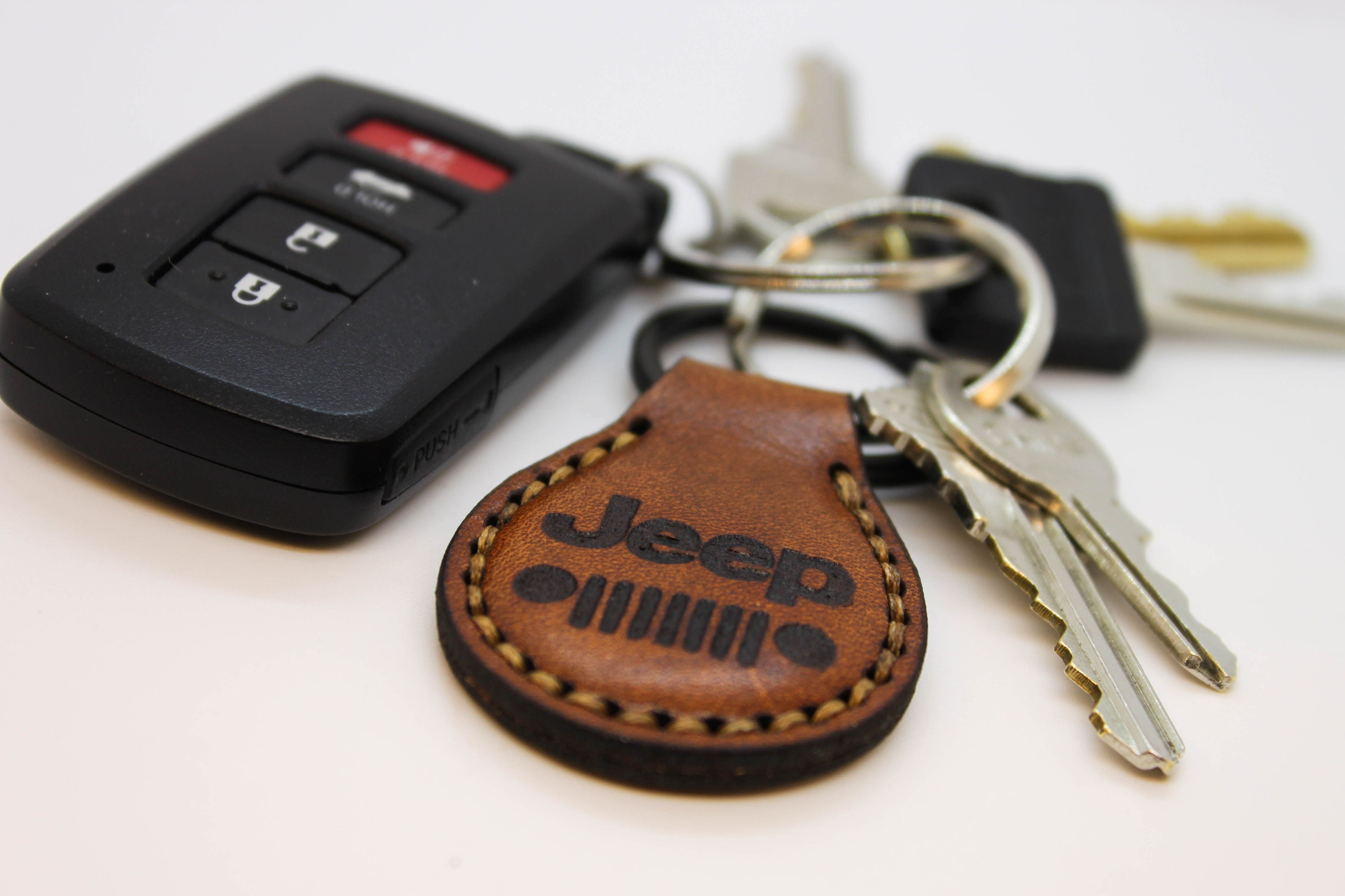 Jeep Keychain Wrangler Cherokee Renegade Trackhawk Etsy