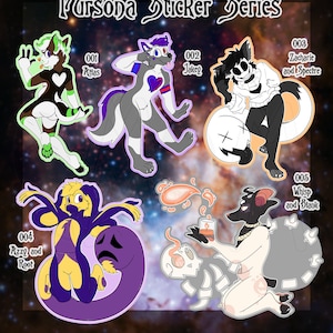 Fursona Series Stickers 001 - 005