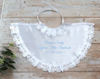 Capa de bautizo personalizada - Capa de bautismo - Regalo de bautizo - Regalo de bautizo - Accesorios de bautizo