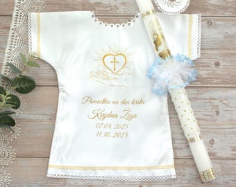 Vela de tela para iglesia personalizada para bautizo de niños, pañuelo para bautizo, vela con tapa de goteo, 4 piezas, ¡regalo de recuerdo de bautismo!