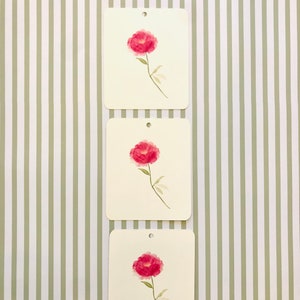 Peony gift tags