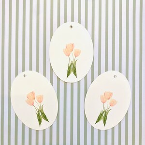 Pink Tulip gift tags