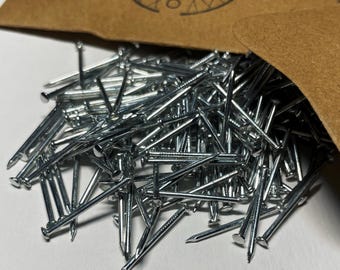 DIY Galvanized Nails for String Art – Silver | 1mm x 12mm