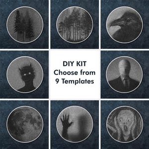 Creative DIY String Art Kit – Create Stunning Wall Art with Easy-to-Follow Templates for Home Décor Crafting - Halloween String art