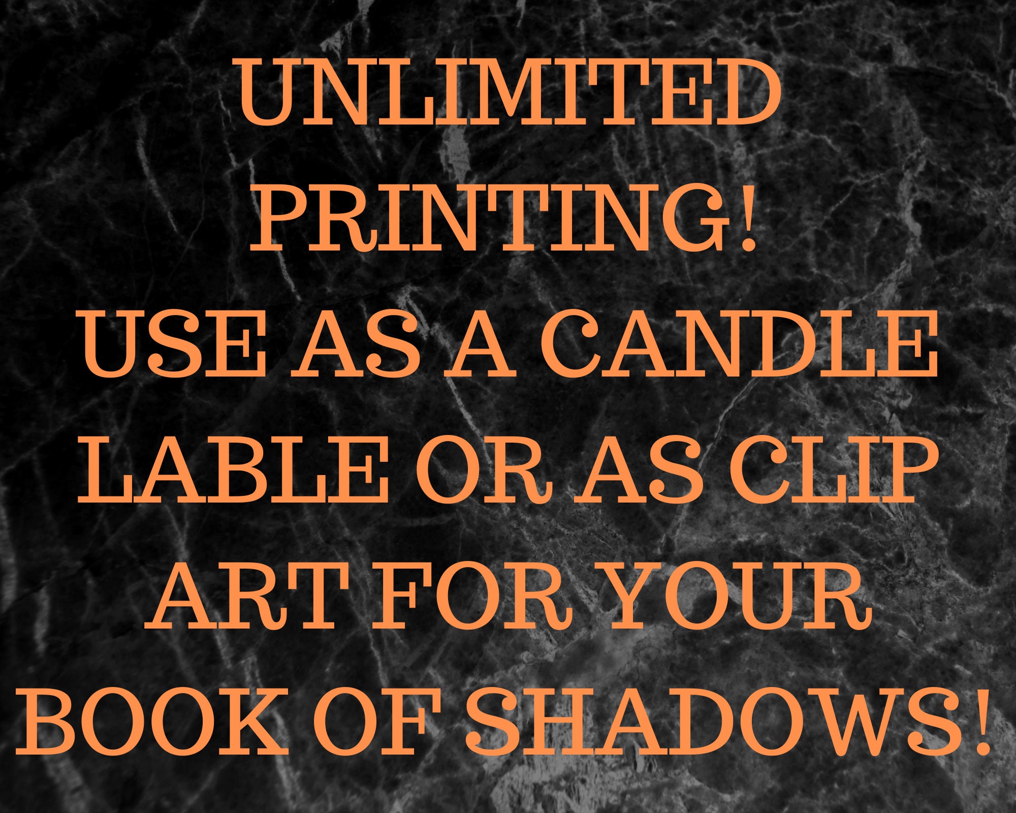 PRINTABLE CANDLE LABELS, 7 Day Candle Label, Wicca Candle Label - Etsy