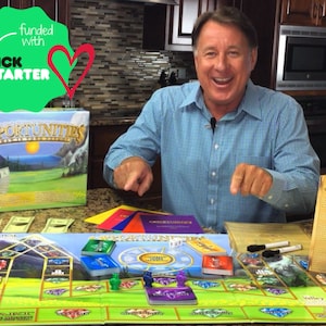 Opportunities Game / Educational Board Game /Fun Learning about Money Board Game / Fun Board Games/ Games / Business Games / Games Business
