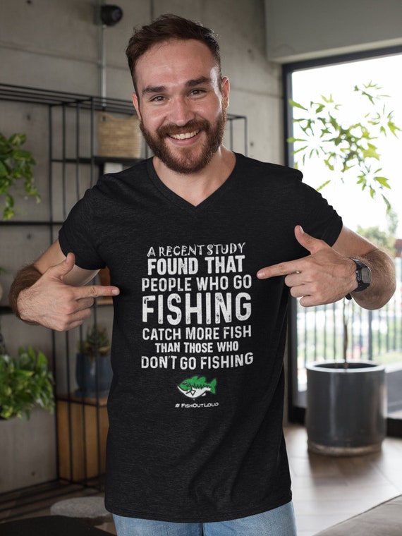 Men s Fishing Shirt FRONT PRINT Unisex Short Sleeve Tee Outdoor Fun Tshirt Bass T shirts Fun Fishes Tees Cheap Men Fish Gifts Tshirts Etsy