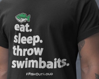 Men's fishing Shirt - FRONT PRINT/ Unisex Short Sleeve Tee - Outdoor Fun Shirt - Bass Shirt - Fun Fishing Shirt - Cheap Men Gifts