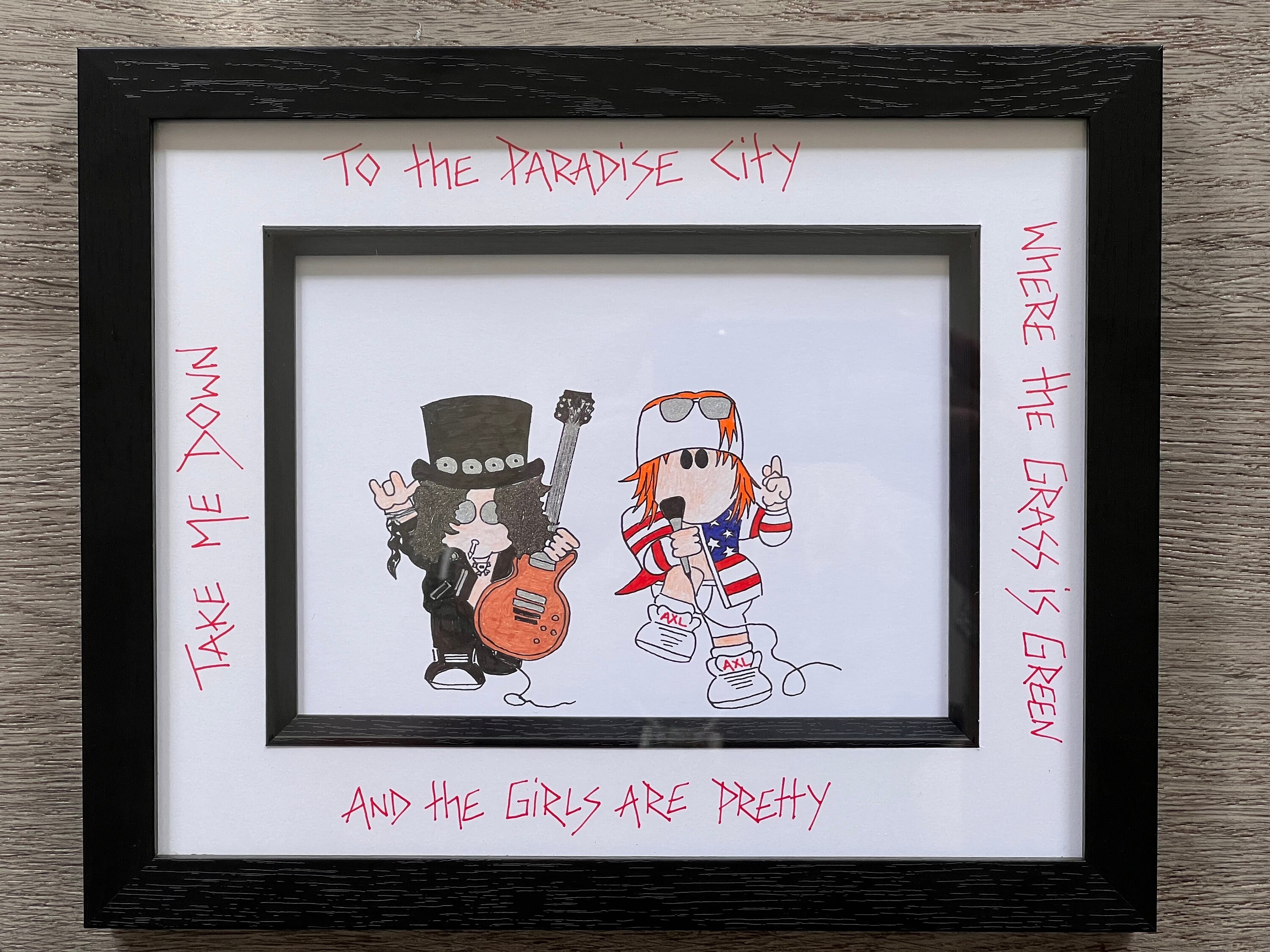 Coolio Gangsters Paradise Lyrics Art Print A4 A3 