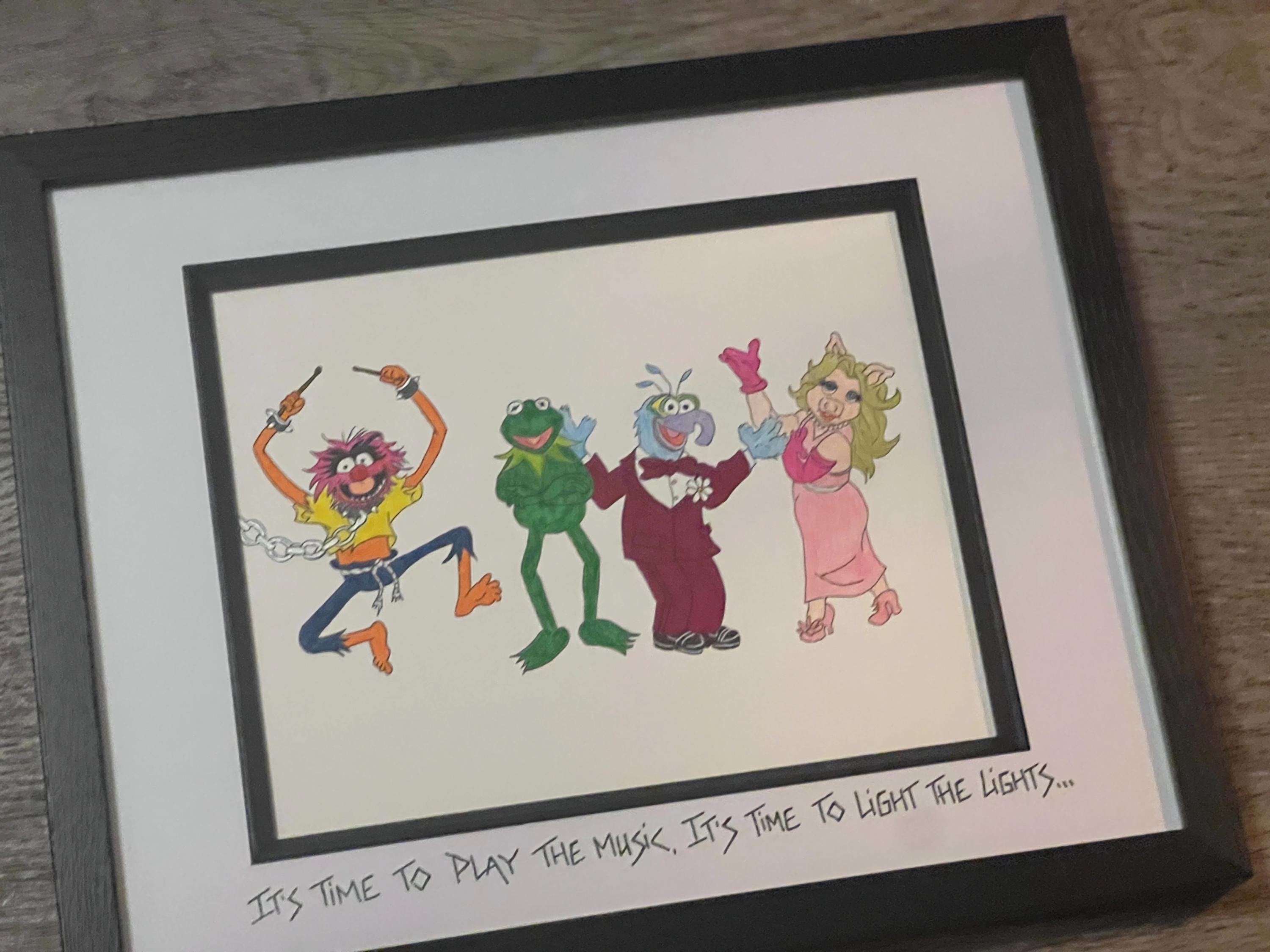 The Muppets Show Hand Drawn Original Framed Artwork - Etsy