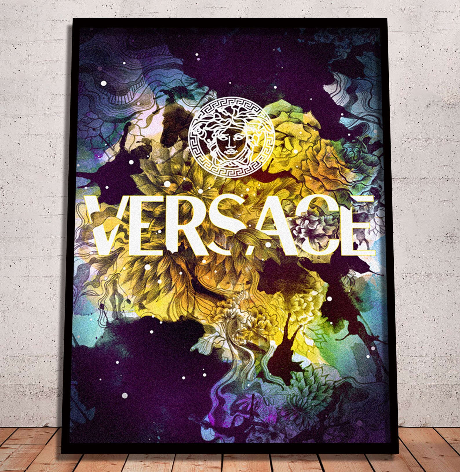 Versace Wall Art Luxury Fashion Poster Versace Print Etsy