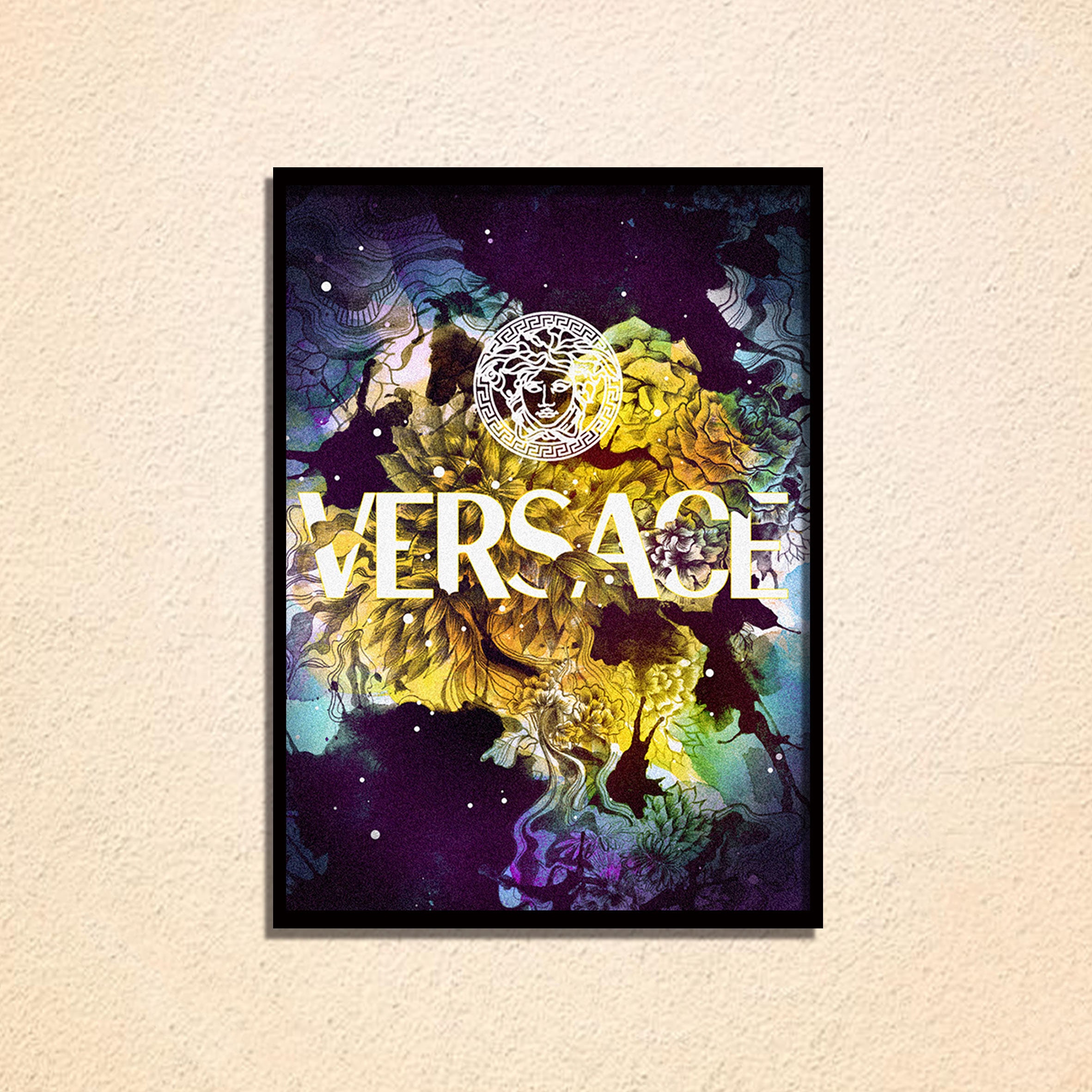 Versace Wall Art Luxury Fashion Poster Versace Print Etsy