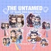 The Untamed CQL 2.5' Double Sided Acrylic Charm【Wang Yibo Xiao Zhan Wangxian XueXiao 】Cute Chibi Keychain Anime Ship BL 