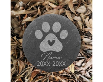 Personalized Pet Memorial Stone for home & garden, dog memorial, cat memorial, pet remembrance gift, in memory of gift, pet grave marker
