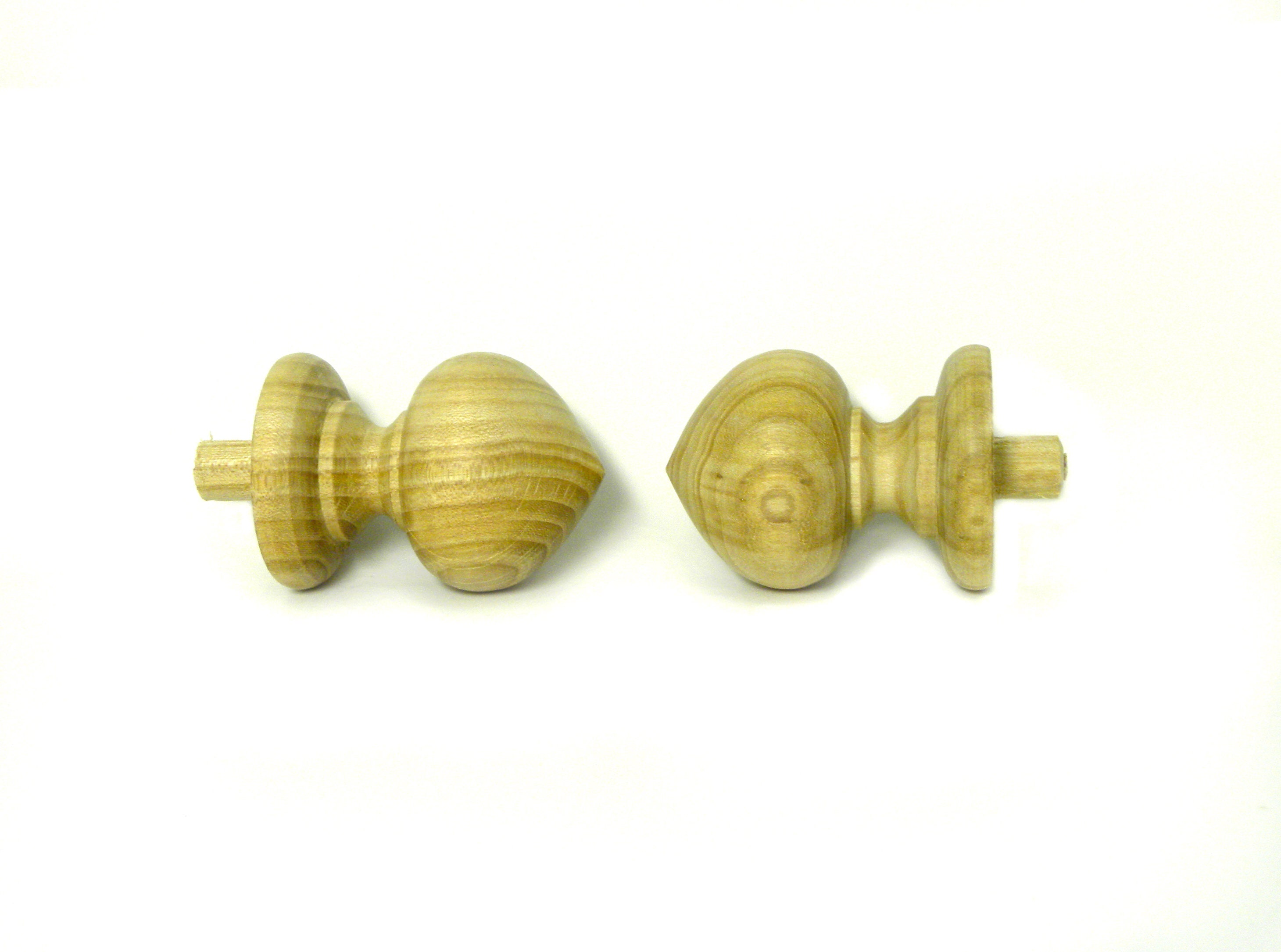 Finials 3 Item Wood Finial Post Craft Wooden Furniture Cap Etsy