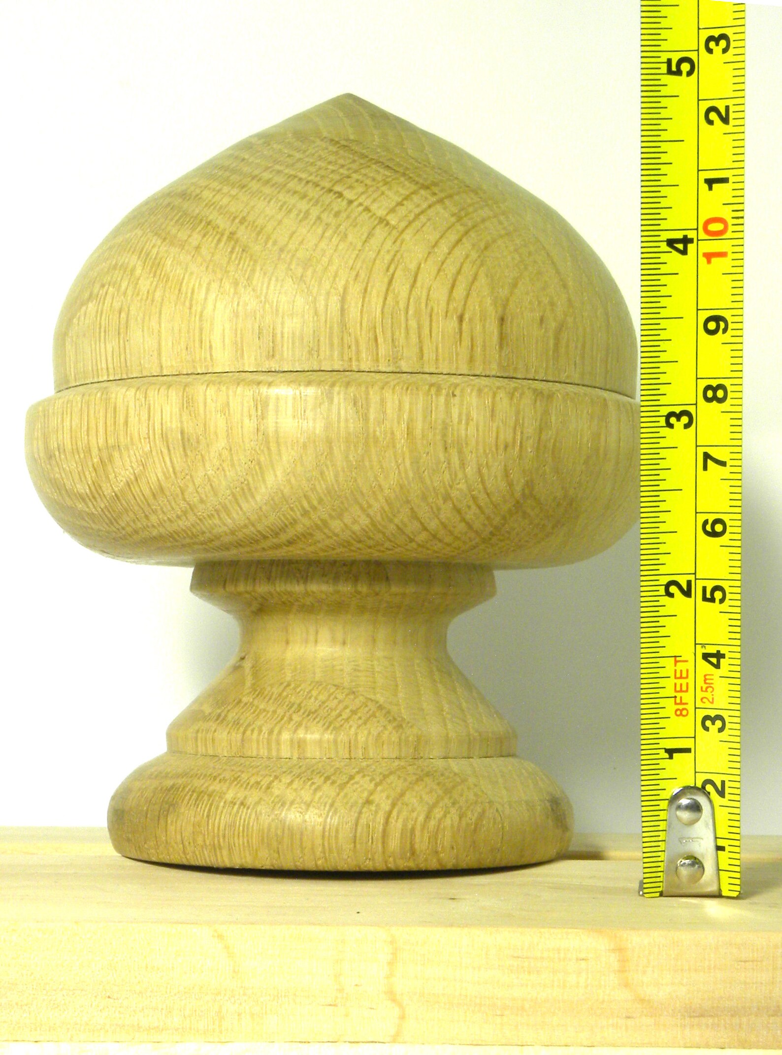 Wood Finial 1 Item Custom Made Unfinished Wood Staircase Etsy