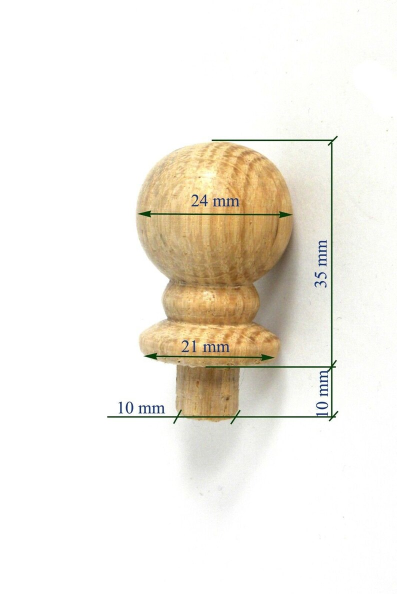 Home & Hobby Craft Wooden Furniture Cap Newel Stairs finials Post Bed
