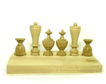 Clock Wood Finials for restoration clocks Ansonia F Kroeber Occidental Seth Thomas, Welch, Winterhalder, Lenzkirch clock parts Winterhalder
