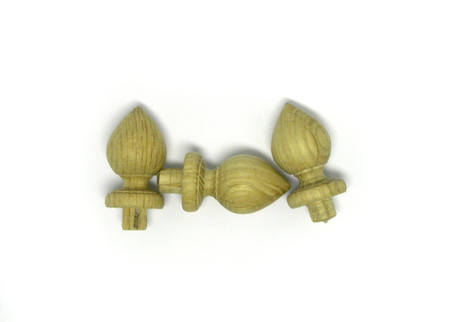 Finials 3 Item Wood Finial Post Craft Wooden Furniture Cap Etsy