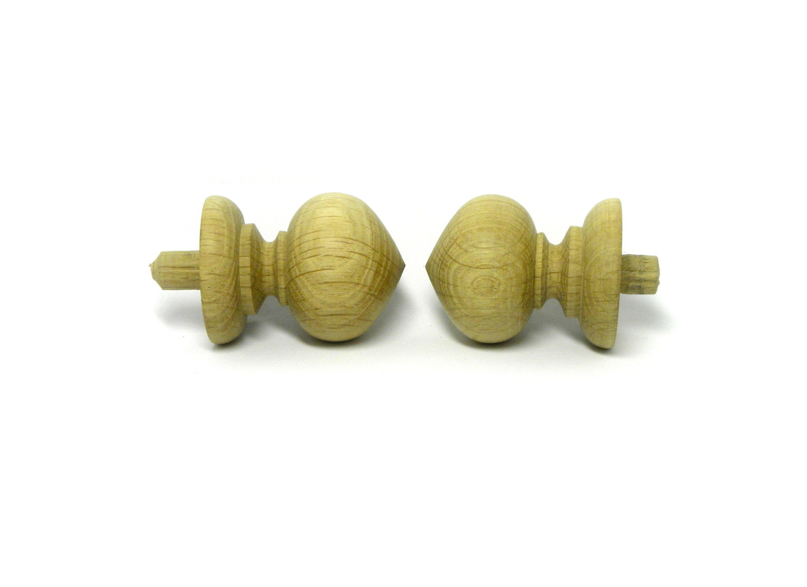 Finials 3 Item Wood Finial Post Craft Wooden Furniture Cap Etsy