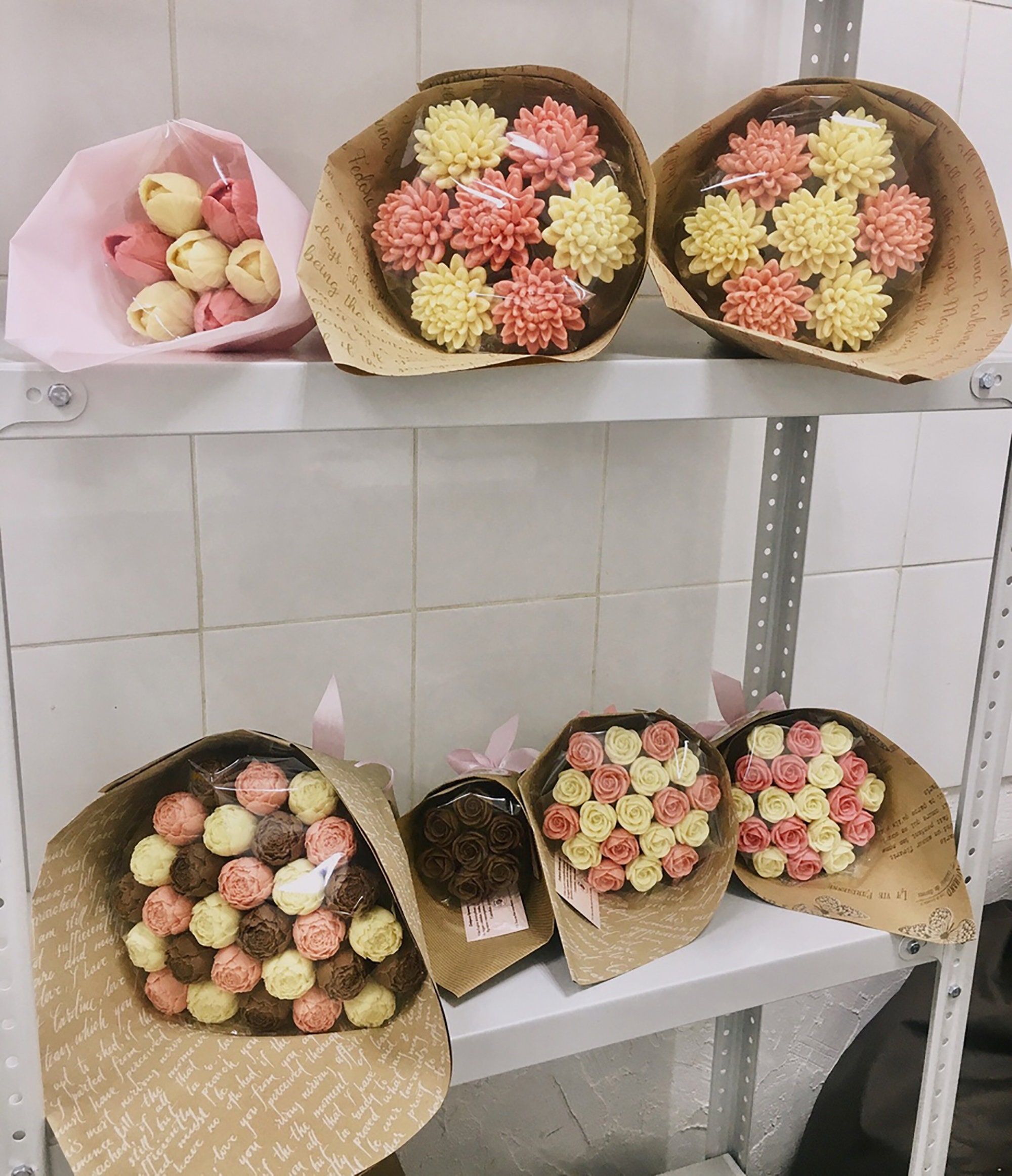 Chocolate Tulips Chocolate Flowers Chocolate Gift Etsy